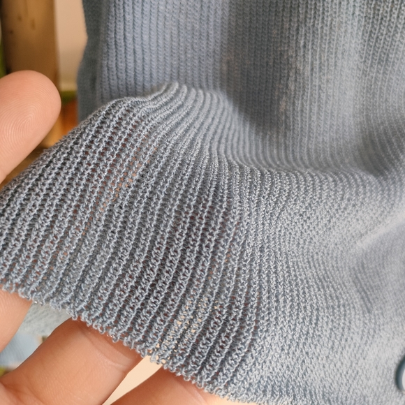 🎂 Bell Sleeve Light Blue Cardigan - Picture 13 of 15